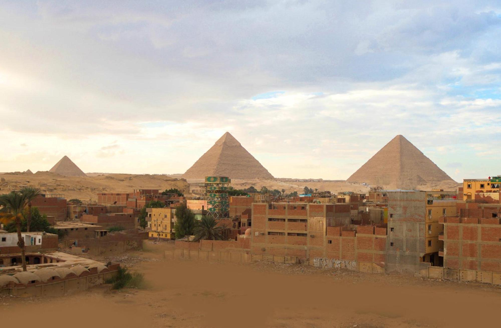 Pyramids Plateau Hotel Kafret el-Gabal Eksteriør bilde